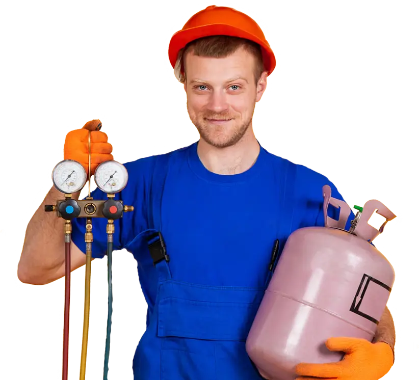 Zufriedener Klima-Zentrum Kunde nach Installation